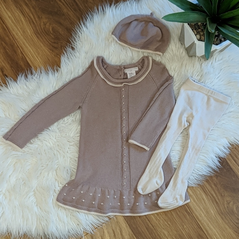 Catherine Malandrino Mini Sweater Dress 3pc Set